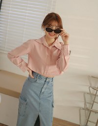 Versatile Cropped Shirt