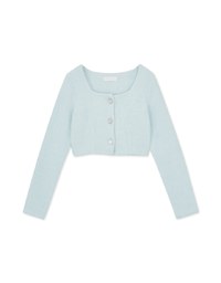 Square-Neck Velvet Top