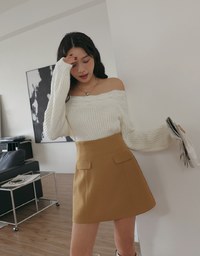 Wizardly Waistline Suit Skirt