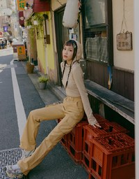 【SHIUAN'S DESIGN】Casual Cooling Flare Cargo Style Pants