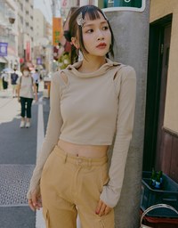 【SHIUAN'S DESIGN】Casual Cooling Flare Cargo Style Pants