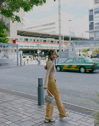 【SHIUAN'S DESIGN】Casual Cooling Flare Cargo Style Pants