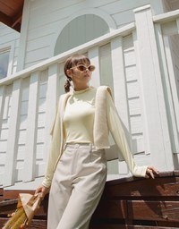 【MEIGO's Design】Fashionable Matte Faux Leather Wide Pants