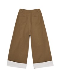 【MEIGO's Design】Pleated Concealed Placket Wide Pants