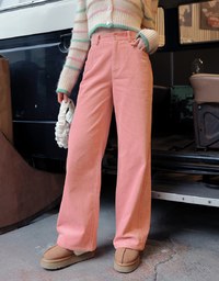 Soft Corduroy Wide Pants