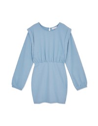 Casual Chic Round Neck Loose Mini Dress