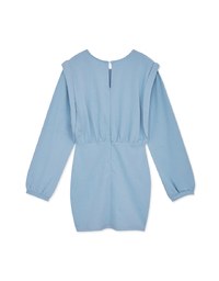 Casual Chic Round Neck Loose Mini Dress