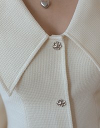 Romance Wide Collar Mini Dress