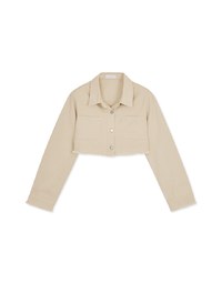 【SHIUAN'S DESIGN】Retro Denim Jeans Blazer Jacket (With Shoulder Pads)