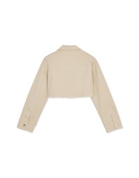 【SHIUAN'S DESIGN】Retro Denim Jeans Blazer Jacket (With Shoulder Pads)