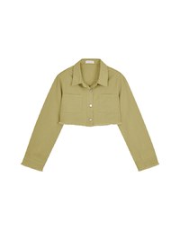 【SHIUAN'S DESIGN】Retro Denim Jeans Blazer Jacket (With Shoulder Pads)
