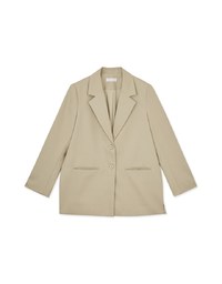 Neat Side Slit Blazer (With Shoulder Pads)