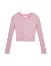 【SHIUAN'S DESIGN】Retro Straight Double Zip Knit Top