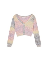 Colorful Rainbow Mixed Knit Top
