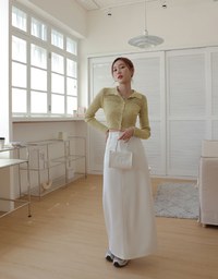 Hallowed Openwork Crochet Knit Top Sweater with Collar