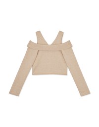 Soft Lapel Notched Knit Top