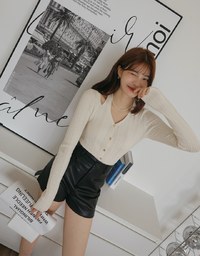 Halter Neck Hollow Knit Top