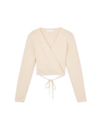 Cross Straps Knit Top