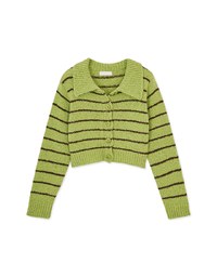 Lapel Line Knit Top