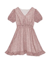 Floral Fishtail Mini Dress