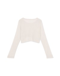 Multi-line Knit Crop Top