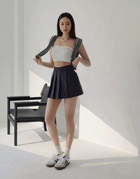 Silky Elastic Bra Padded Tube Top