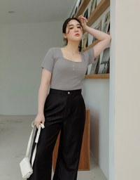 Skyscraper Denim Jeans Wide Pants