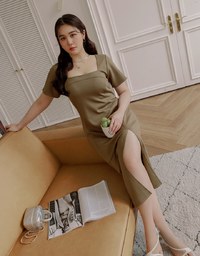 AIRY HOURGLASS BRA DRESS Short Sleeve Mini Dress
