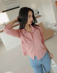 Faux 2 Piece Layer Sheer Top