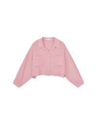 Cooling Sheer Double Pocket Blouse