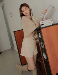 Fashionable Button-Up High Waisted Shorts