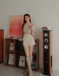 Fashionable Button-Up High Waisted Shorts