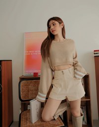 Fashionable Button-Up High Waisted Shorts