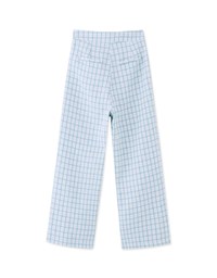Bohemian Boho Style Tweed High Waisted Wide Pants Culottes