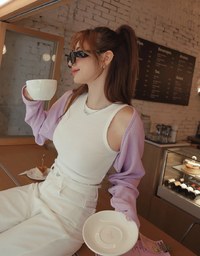Two-Piece Off-Shoulder Short Top