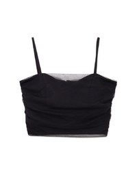 Sheer thin strap camisole (with padding)