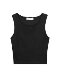 Classic Ribbed Round Neck Tank Top
