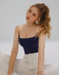 Cool And Comfy Flex Contrast Color Bra Top