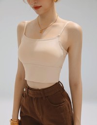 Lightweight Double Thin Strap Tank Top