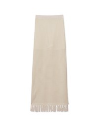 Bohemian Boho Style Tassel Knit Long Skirt
