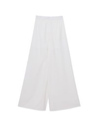 Stylish Pleated High Waisted Wide Pants Culottes