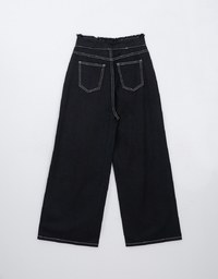 【HXA Design】Wideleg JEANS PANTS Denim High Waist Wide Pants Culottes H08