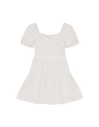 Heart-shaped Lace Embroidered Flare Dress