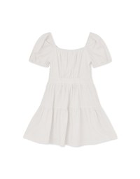 Heart-shaped Lace Embroidered Flare Dress