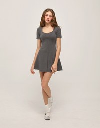 Heart-shaped Leisure Bodycon Dress