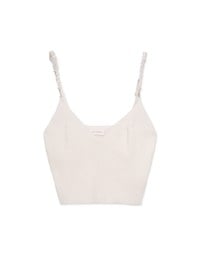 Pearl Chain Knit Cami Top