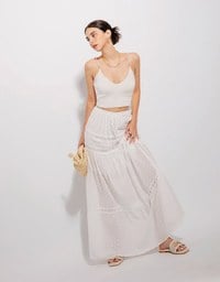 Pearl Chain Knit Cami Top