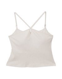 Reversible Cross Weave Hollow Ribbed Tank Top