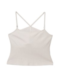 Reversible Cross Weave Hollow Ribbed Tank Top