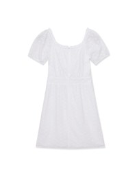 2 Way Cotton Lace Strap Mini Dress